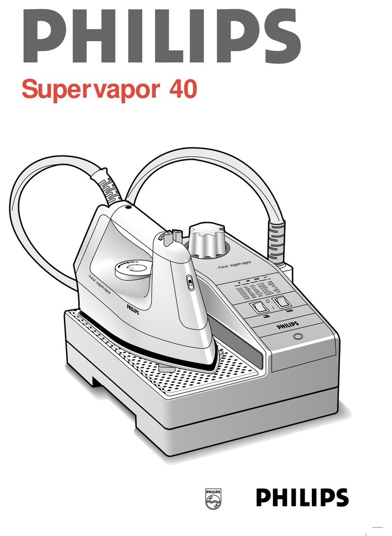 Philips Supervapor 40 operating instructions