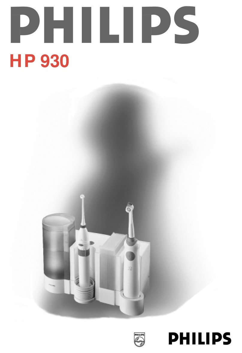 Philips HP 930 User manual