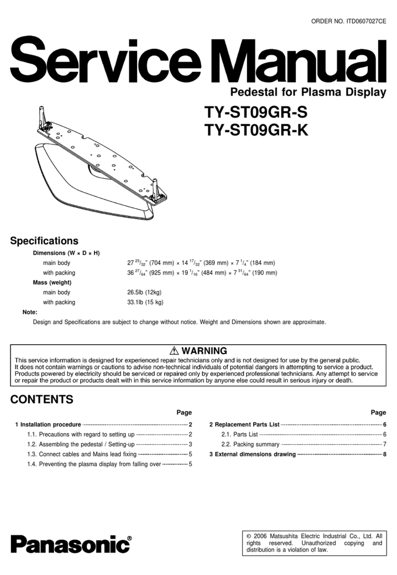 Panasonic TY-ST09GR-S Service manual