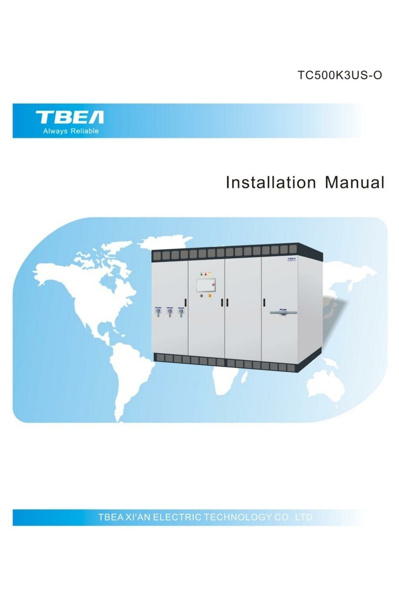 TBEA TC500K3US-O installation manual