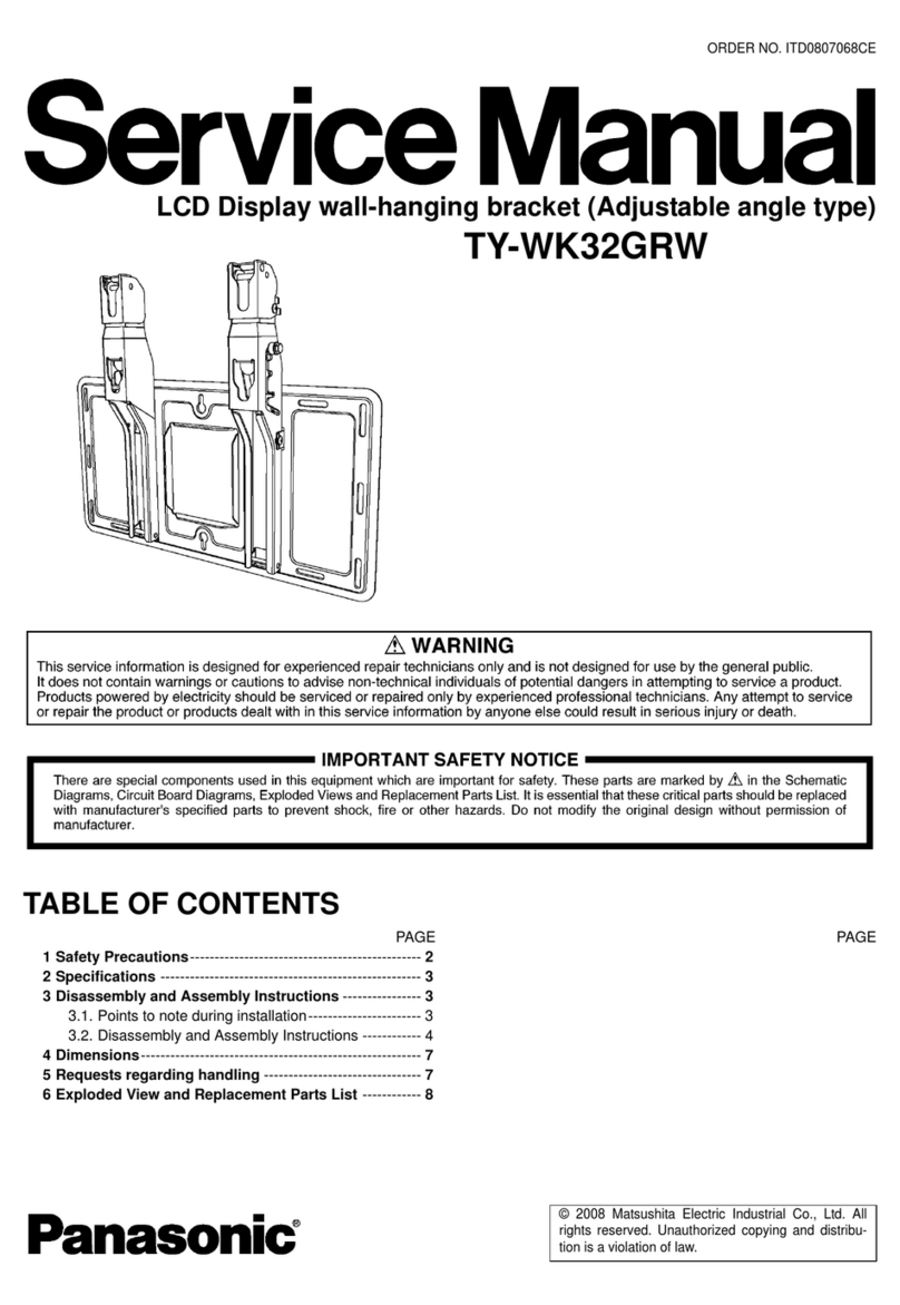 Panasonic TY-WK32GRW Service manual