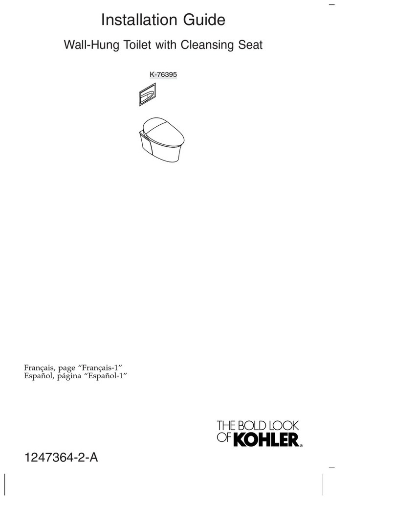 Kohler K-76395 User manual