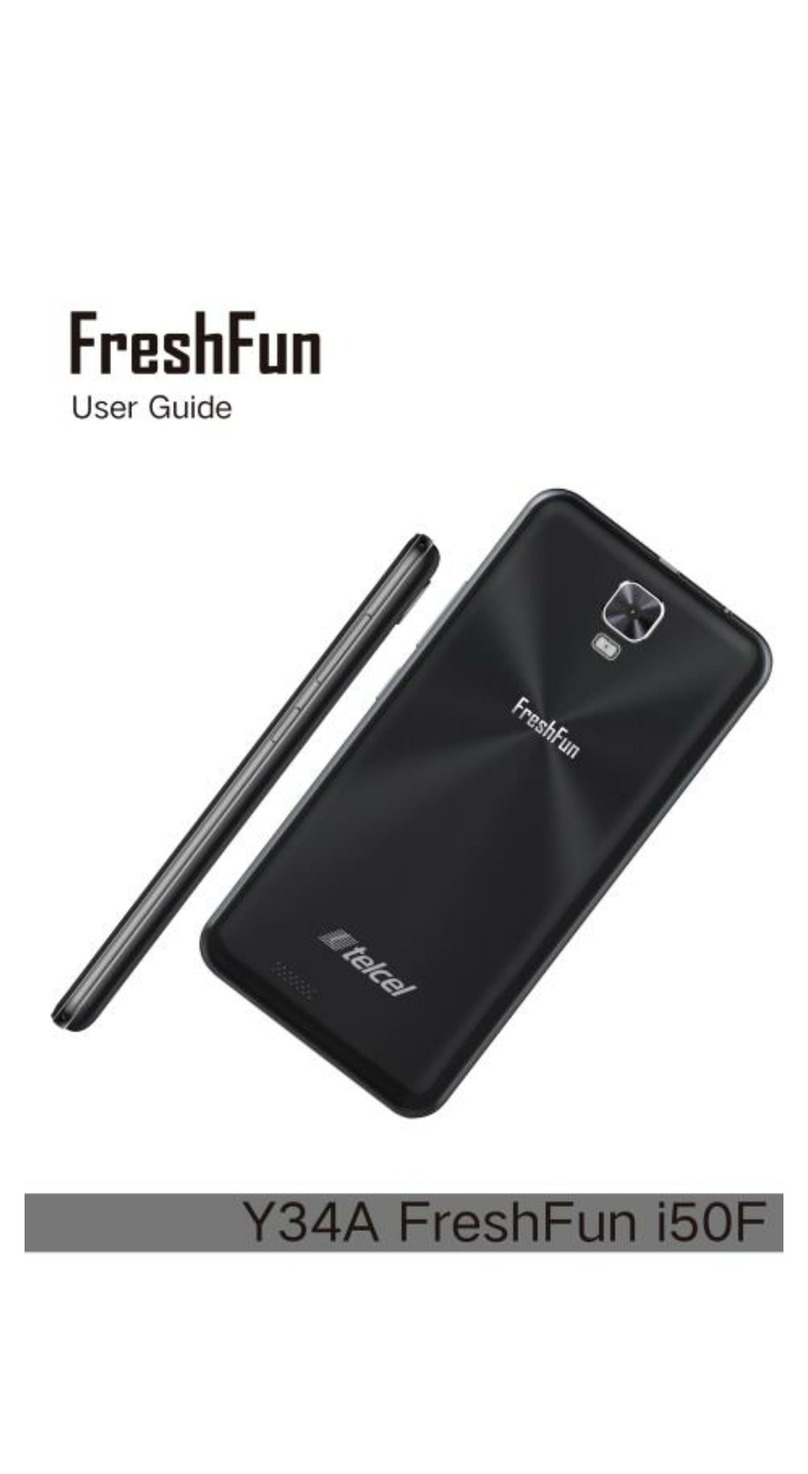Telcel Y34A FreshFun i50F User manual