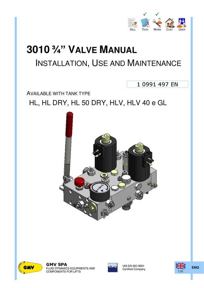 GMV 3010 Installation, use and maintenance