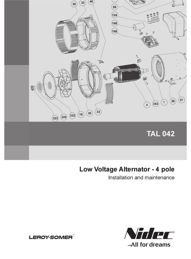 Nidec Leroy-Somer TAL 042 Instruction Manual