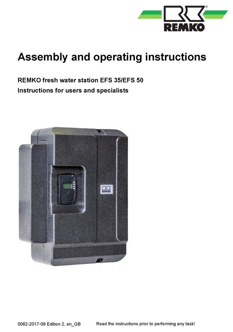 REMKO EFS 50 Assembly and operating instructions REMKO EFS 50 Assembly and operating instructions