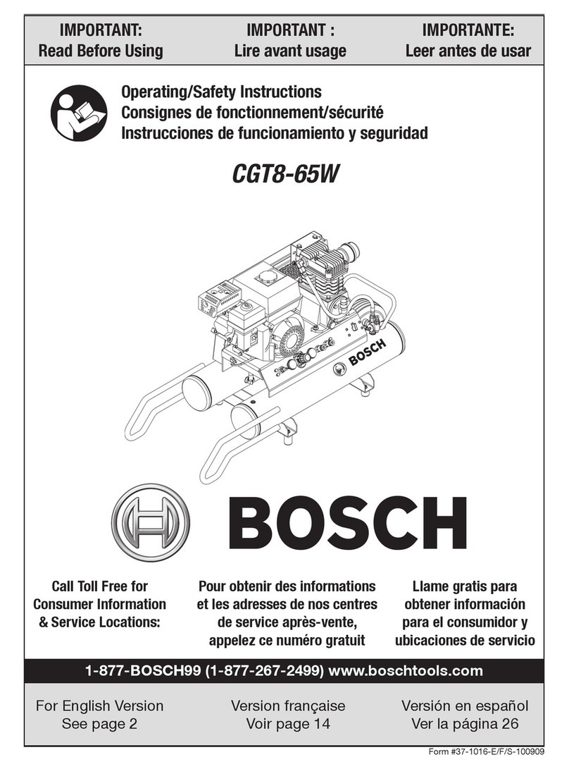 Bosch CGT8-65W Assembly instructions