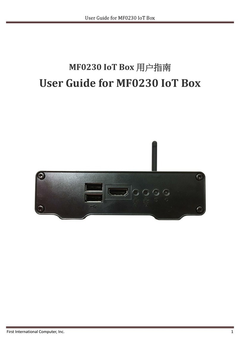 First International Computer MF0230 IoT Box user guide First International Computer MF0230 IoT Box user guide