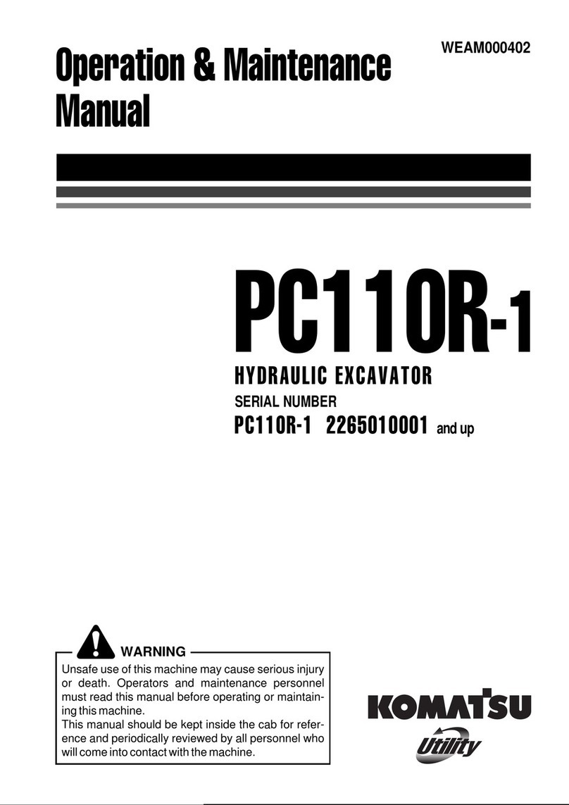 Komatsu PC110R-1 Manual