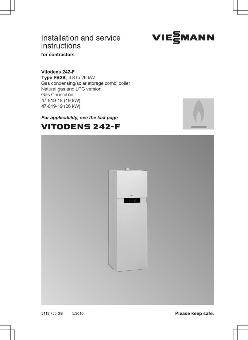 Viessmann FB2B Installation and service instructions Viessmann FB2B Installation and service instructions