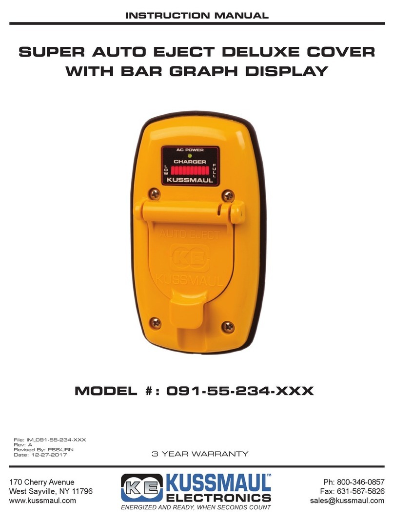 KUSSMAUL 091-55-234 Series instruction manual
