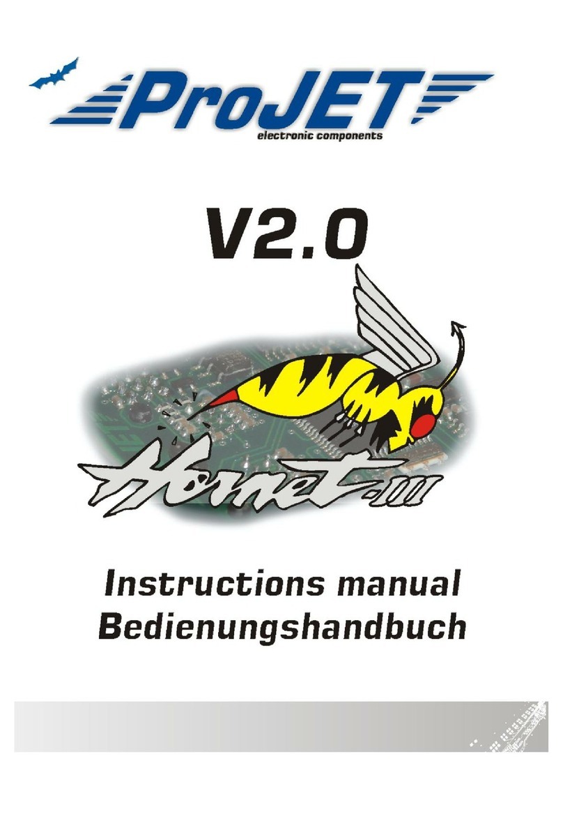 ProJet Hornet-III User manual