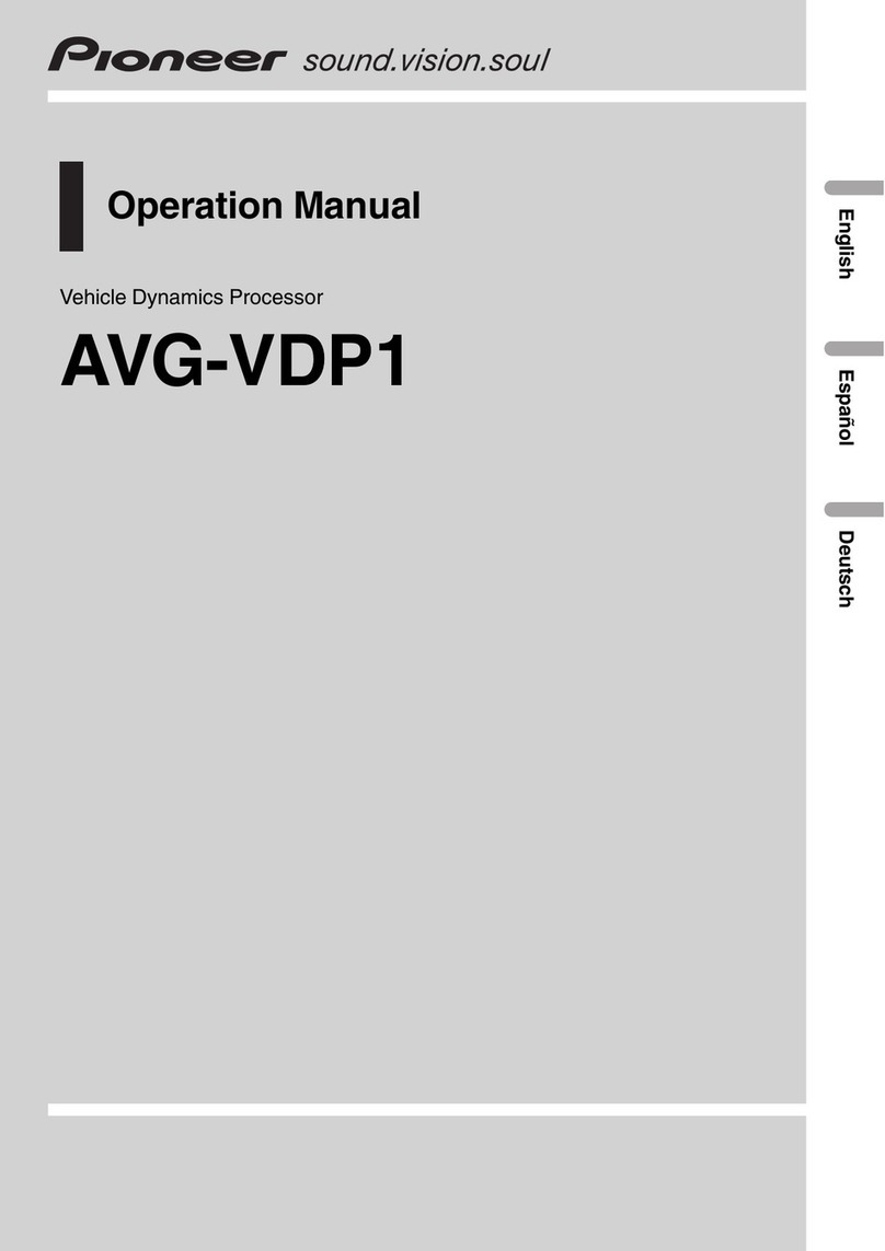 Pioneer AVG-VDP1 User manual