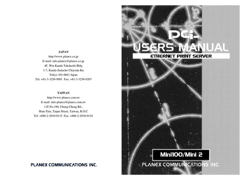 Planex Mini100 user manual