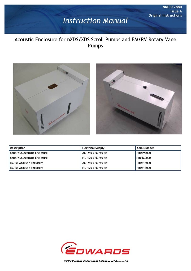 Edwards Acoustic Enclosure instruction manual
