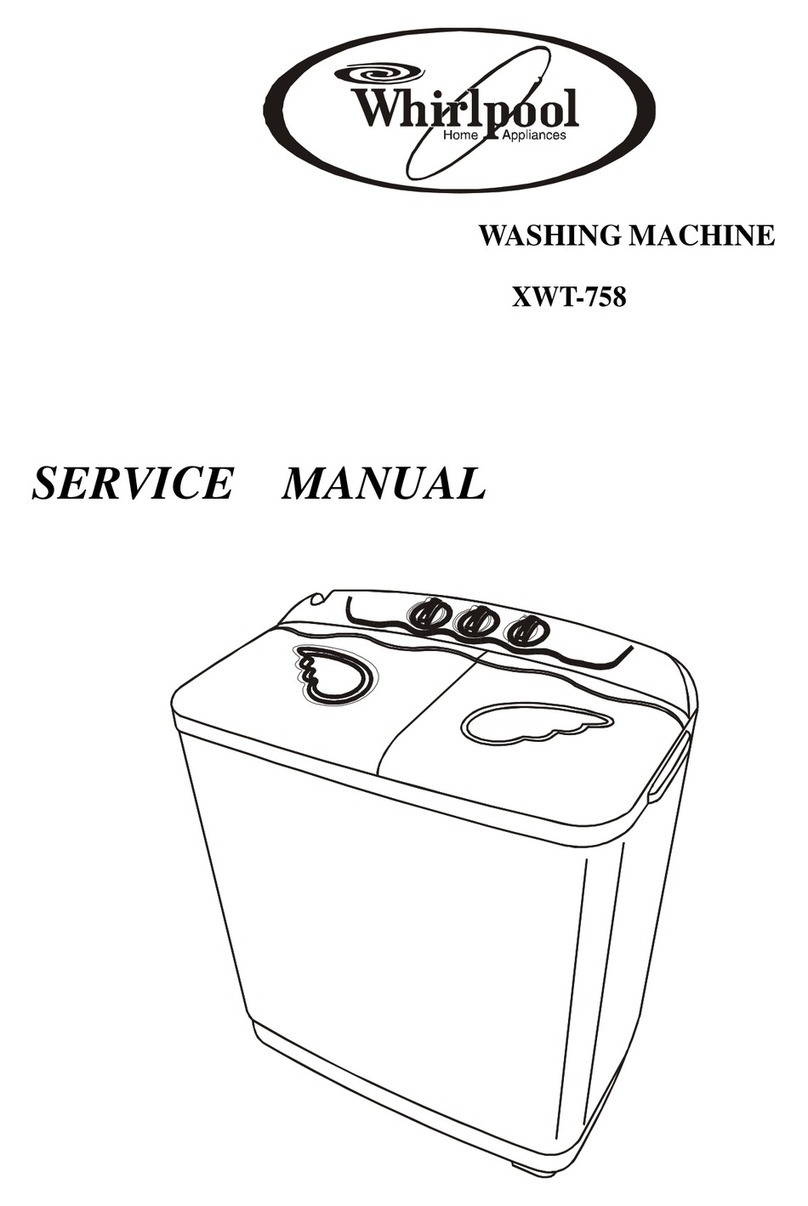 Whirlpool XWT-758 Service manual
