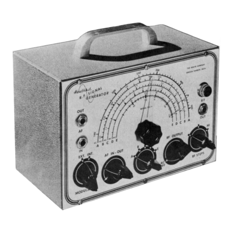 Heathkit SG-6 Assembling and using