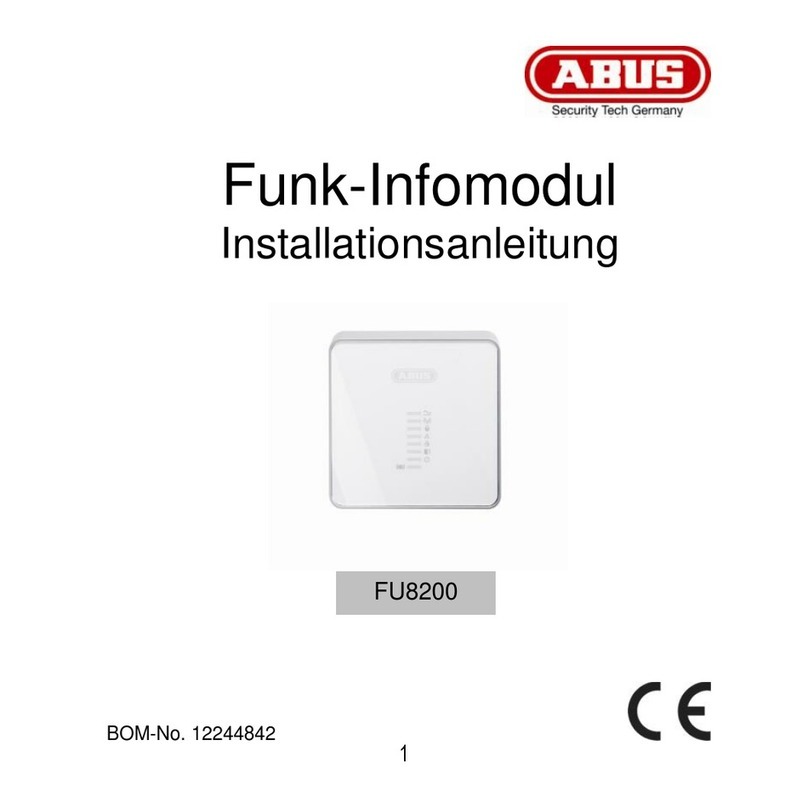 Abus FU8200 User manual