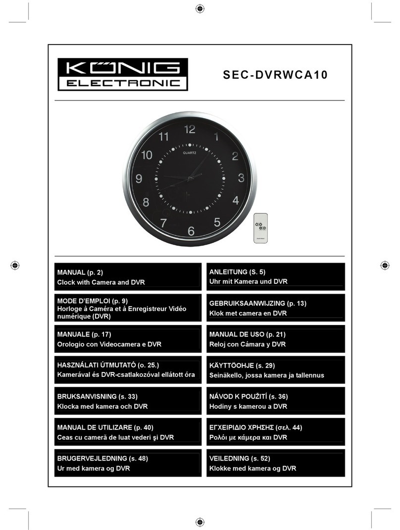 Konig SEC-DVRWCA10 manual