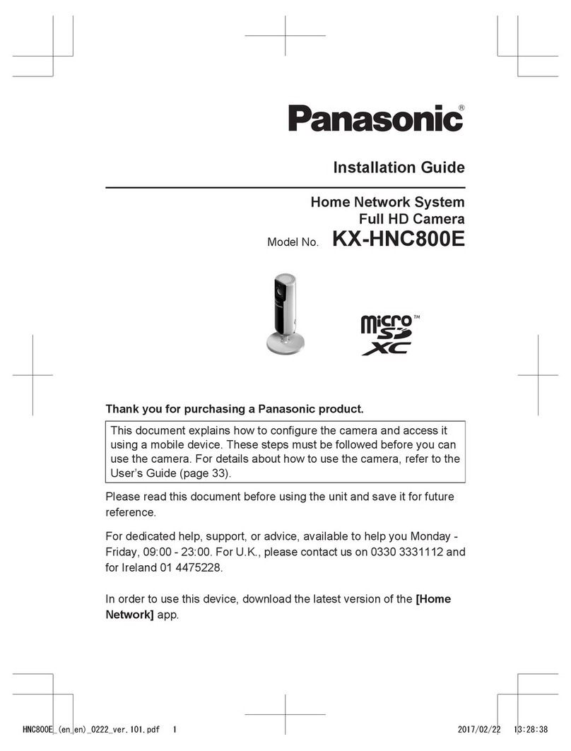 Panasonic KX-HNC800E User manual Panasonic KX-HNC800E User manual