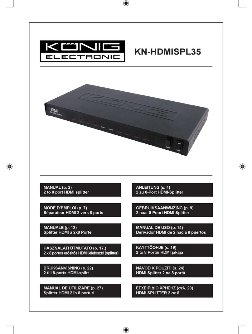 Konig KN-HDMISPL35 manual