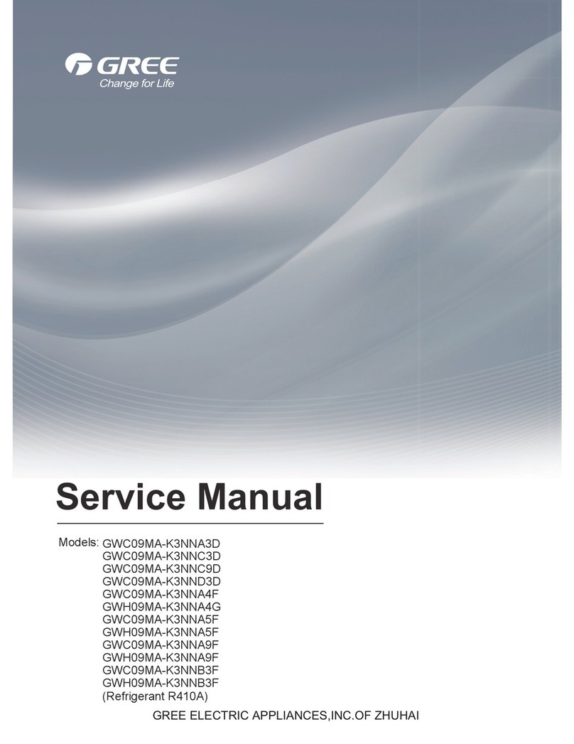 Gree GWC09MA-K3NNC3D User manual