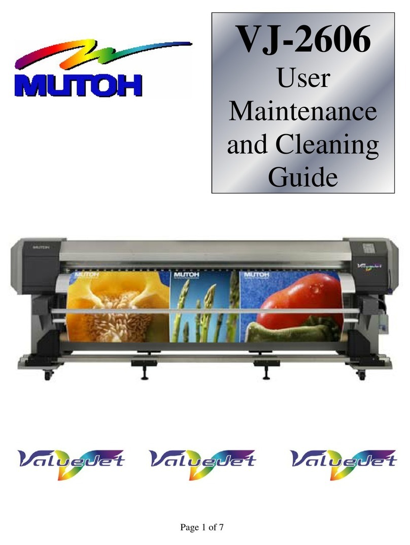 MUTOH VJ-2606 Operating instructions