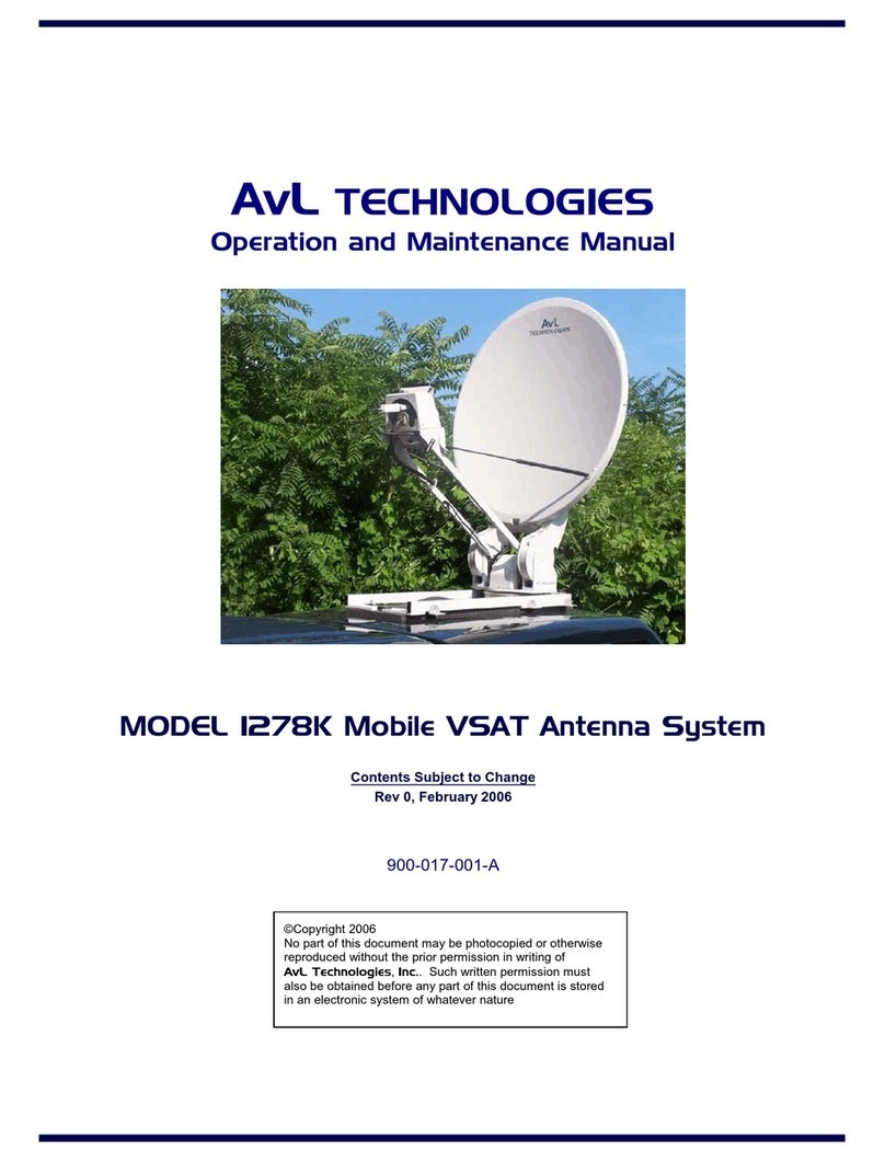 AvL Technologies 1278K Operation and maintenance manual