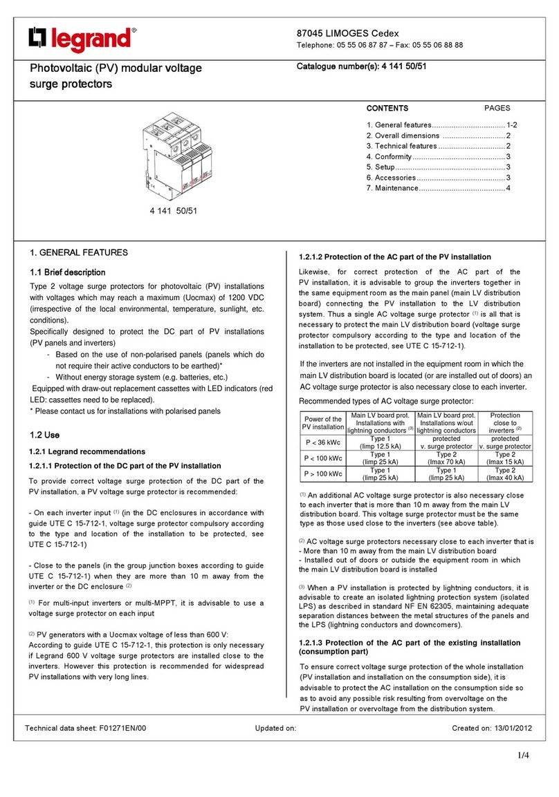 LEGRAND 4 141 50 manual