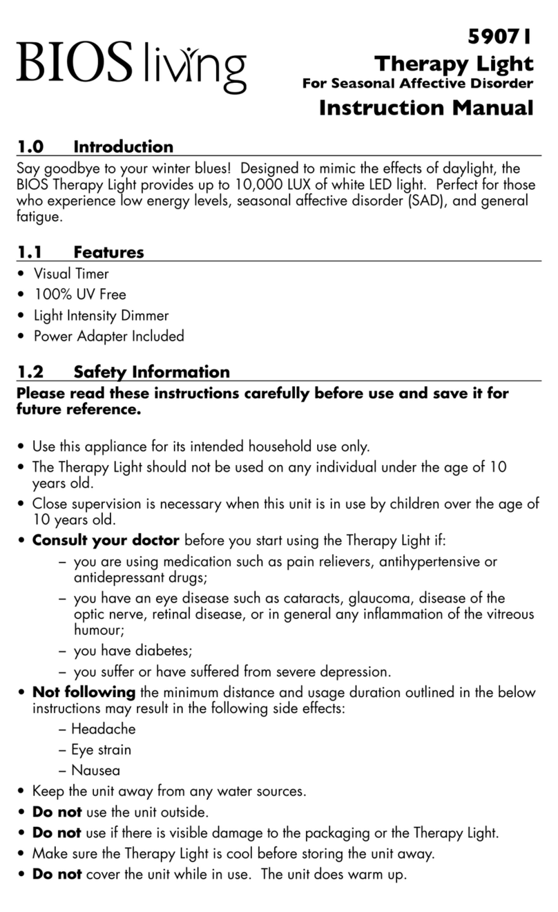BIOS LIVING 59071 instruction manual