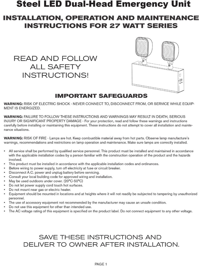 e-conolight E-X1ML1006 Installation, operation and maintenance instructions e-conolight E-X1ML1006 Installation, operation and maintenance instructions