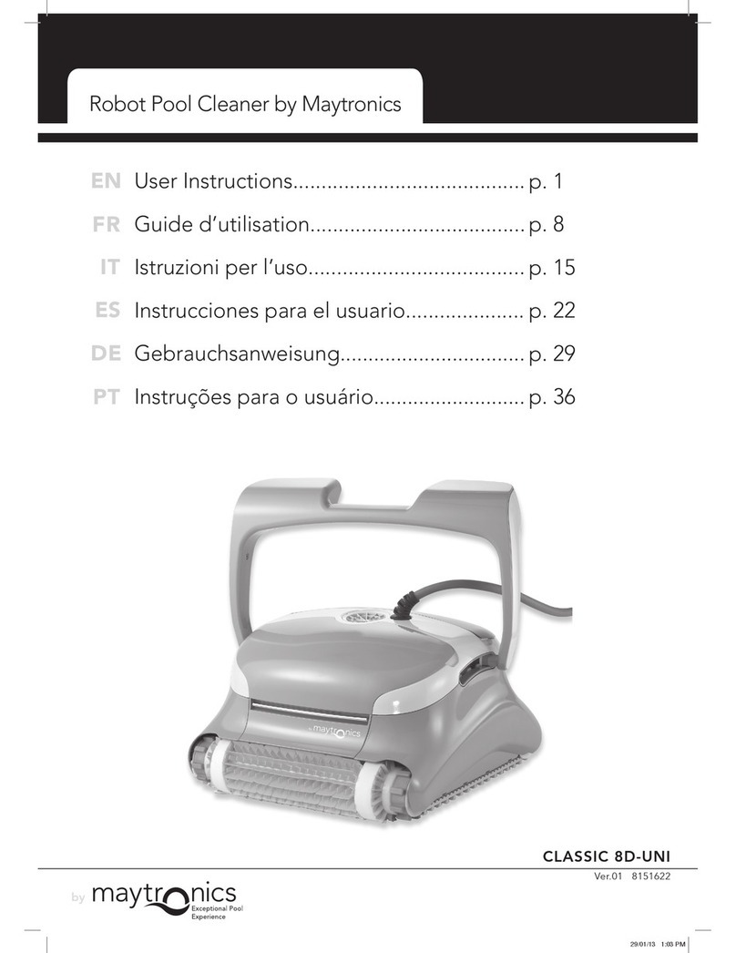 Maytronics CLASSIC 8D-UNI User manual Maytronics CLASSIC 8D-UNI User manual