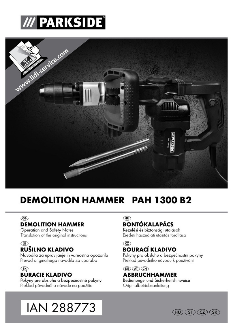 Parkside PAH 1300 B2 User manual