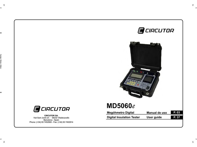 Circutor MD5060e user guide