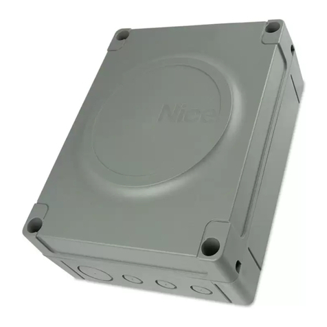 Nice MC424L Instructions and warnings for installation and use