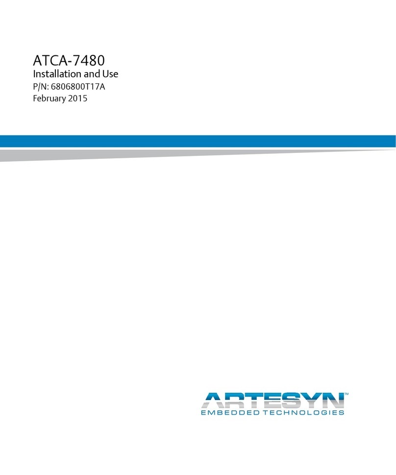 Artesyn ATCA-7480 Quick start guide