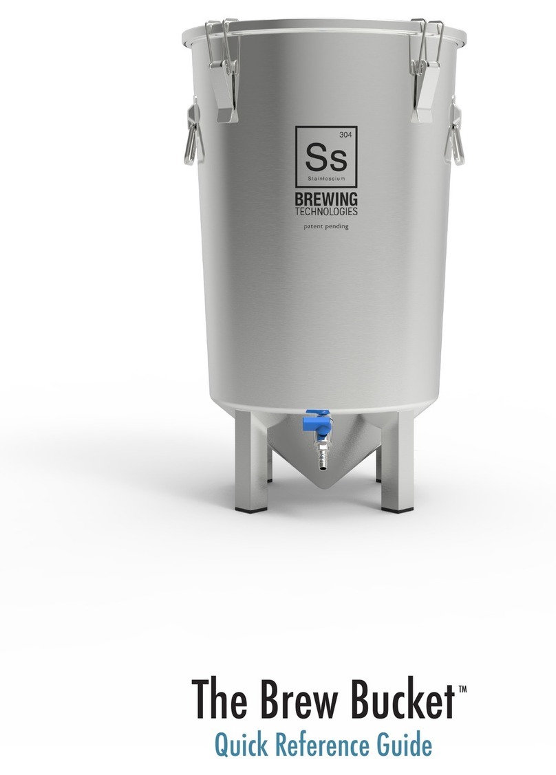 Ss Brewtech The Brew Bucket Quick reference guide Ss Brewtech The Brew Bucket Quick reference guide