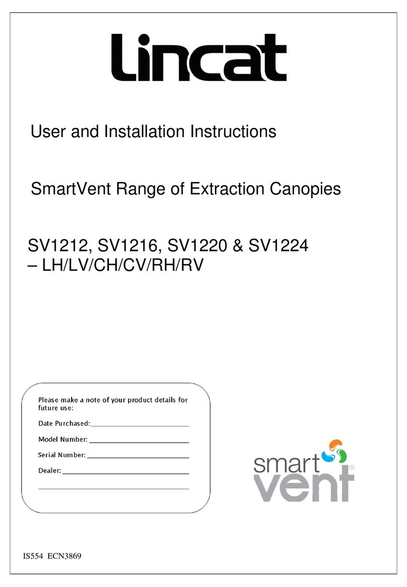 Lincat SV1212 User and installation instructions