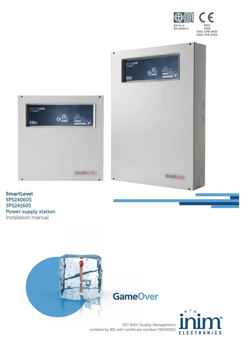 INIM Electronics SmartLevel SPS24060S User manual