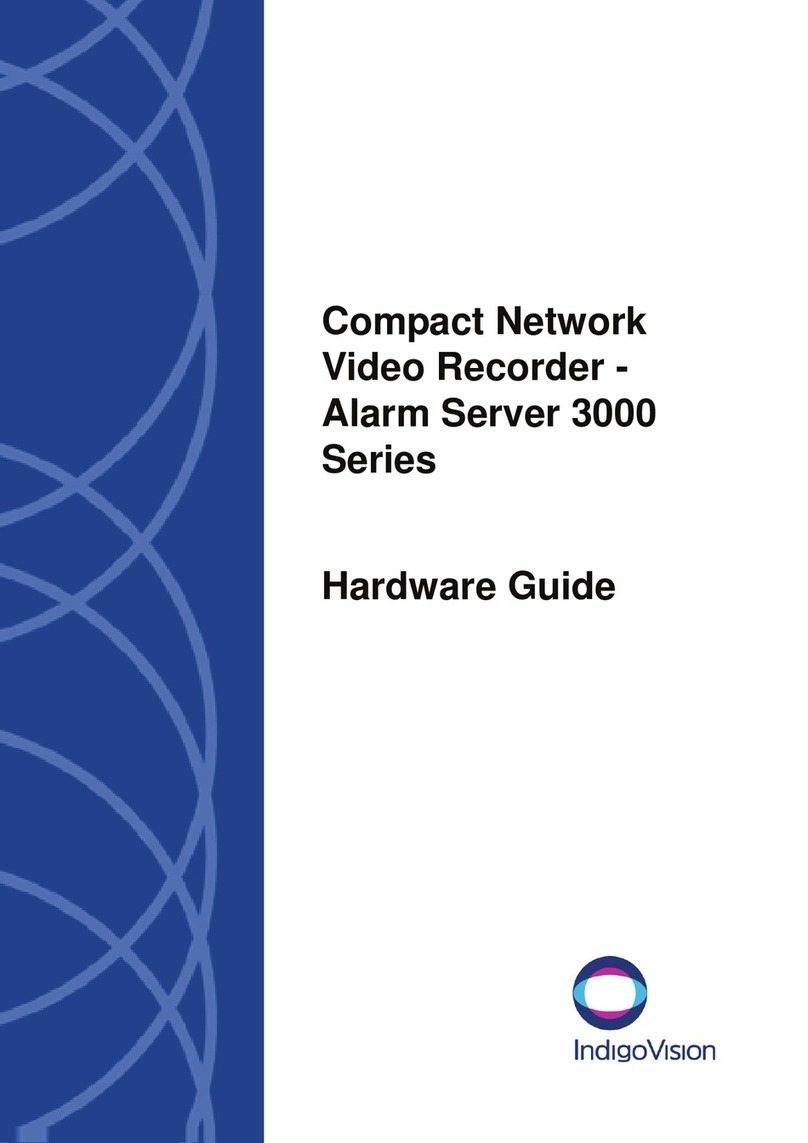 IndigoVision 3000 Series Hardware guide