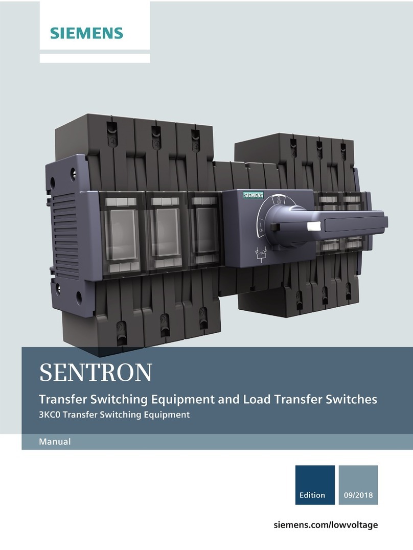 Siemens SENTRON 3KC0 manual