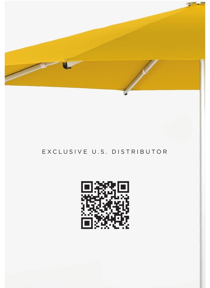 Frankford Umbrellas Nova owner's manual
