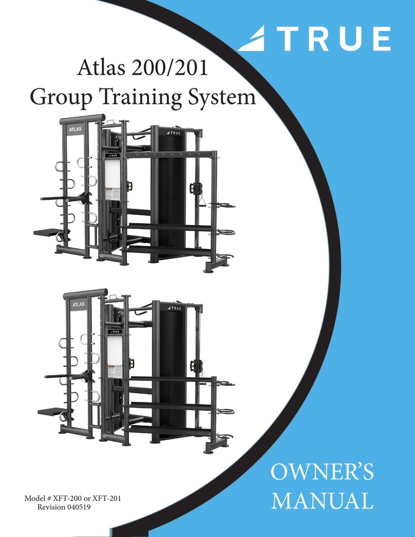 True Fitness Atlas 201 owner's manual