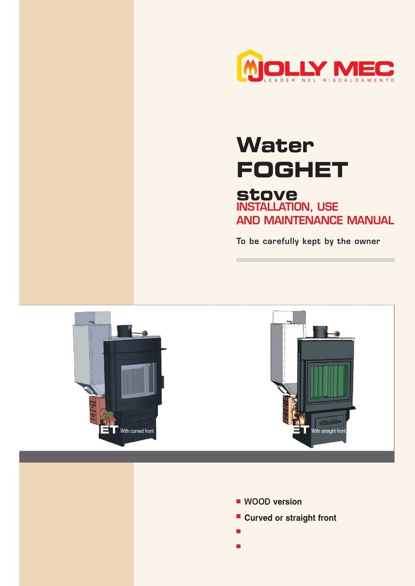 Jolly Mec FOGHET Installation, use and maintenance manual