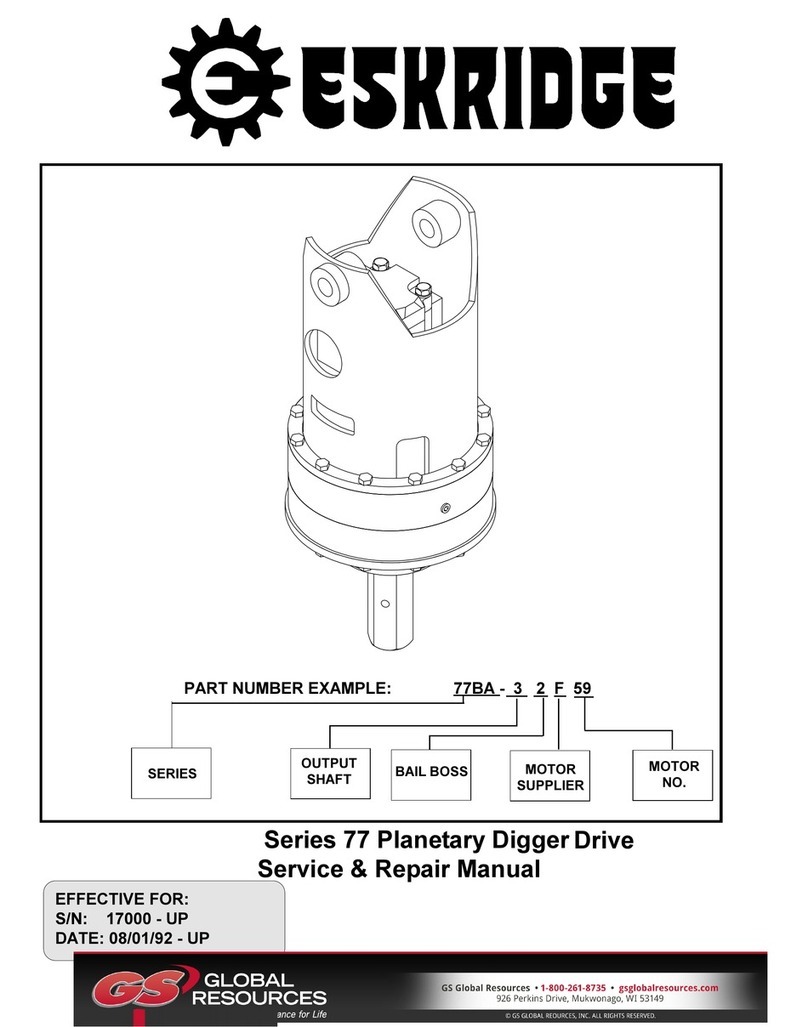 Eskridge 77 Series Service & repair manual