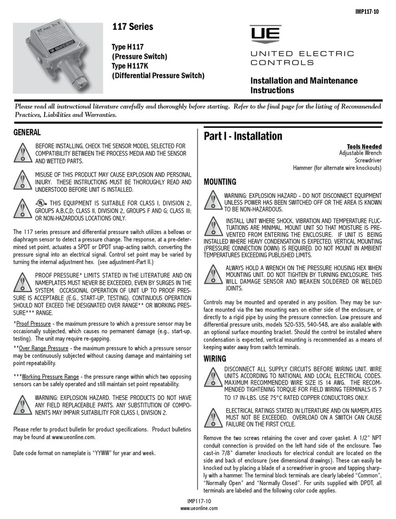 UE 117 Series User manual