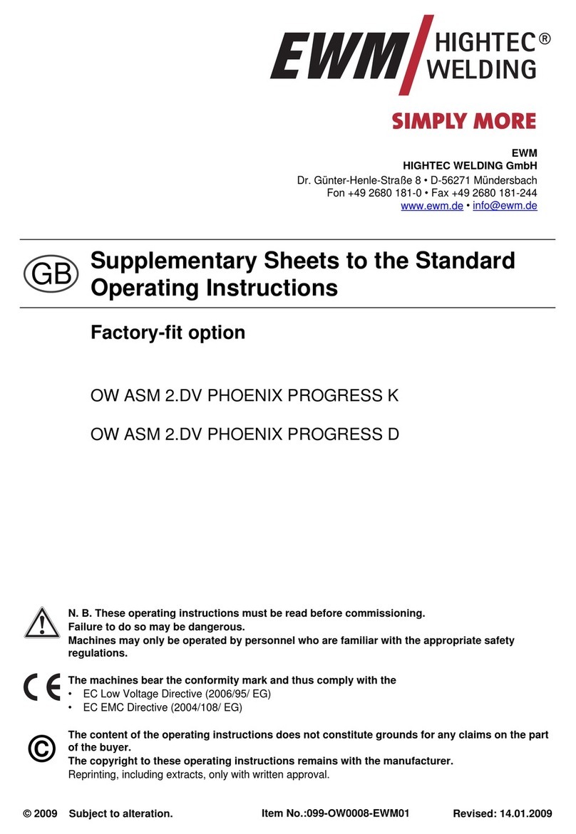 EWM OW ASM 2.DV PHOENIX PROGRESS K User manual