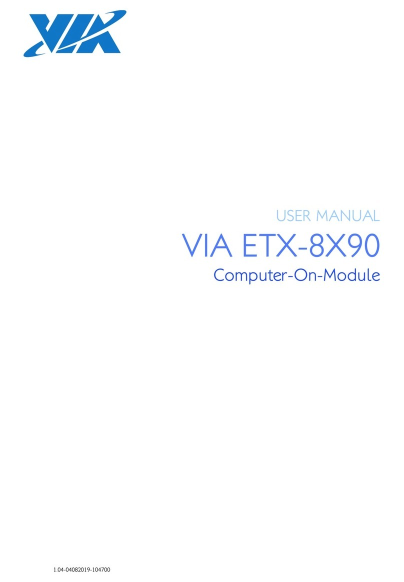 VIA Technologies ETX-8X90 user manual