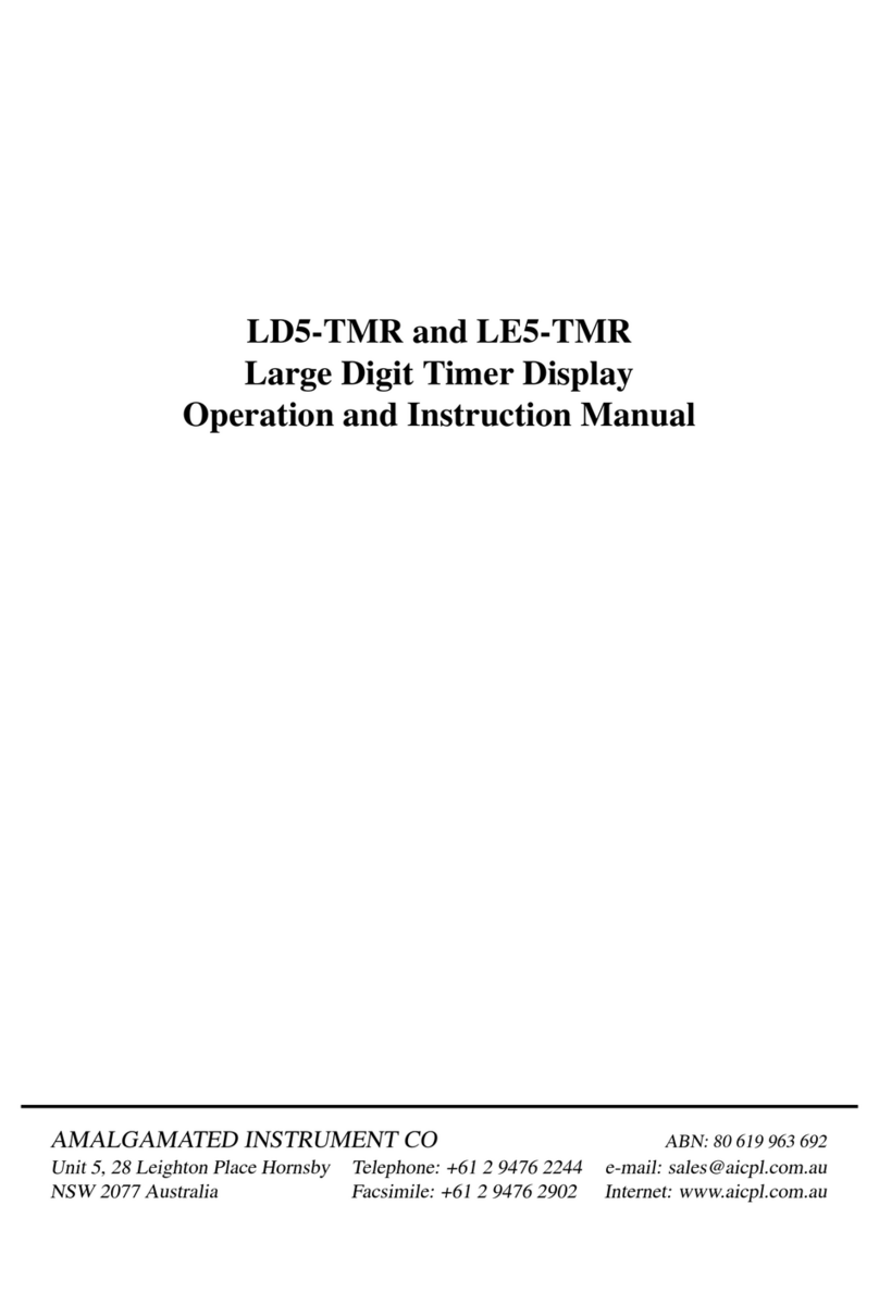 AMALGAMATED INSTRUMENT LD5-TMR Guide AMALGAMATED INSTRUMENT LD5-TMR Guide