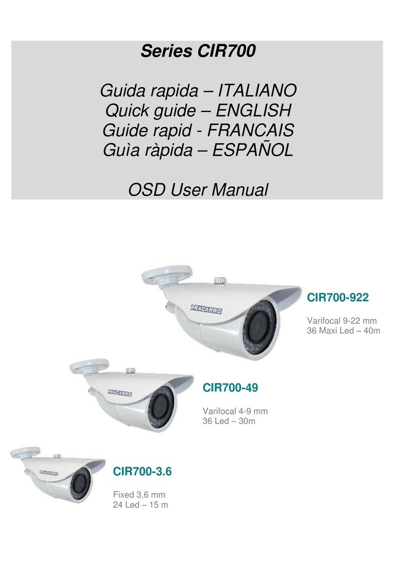 Fracarro CIR700 Series User manual